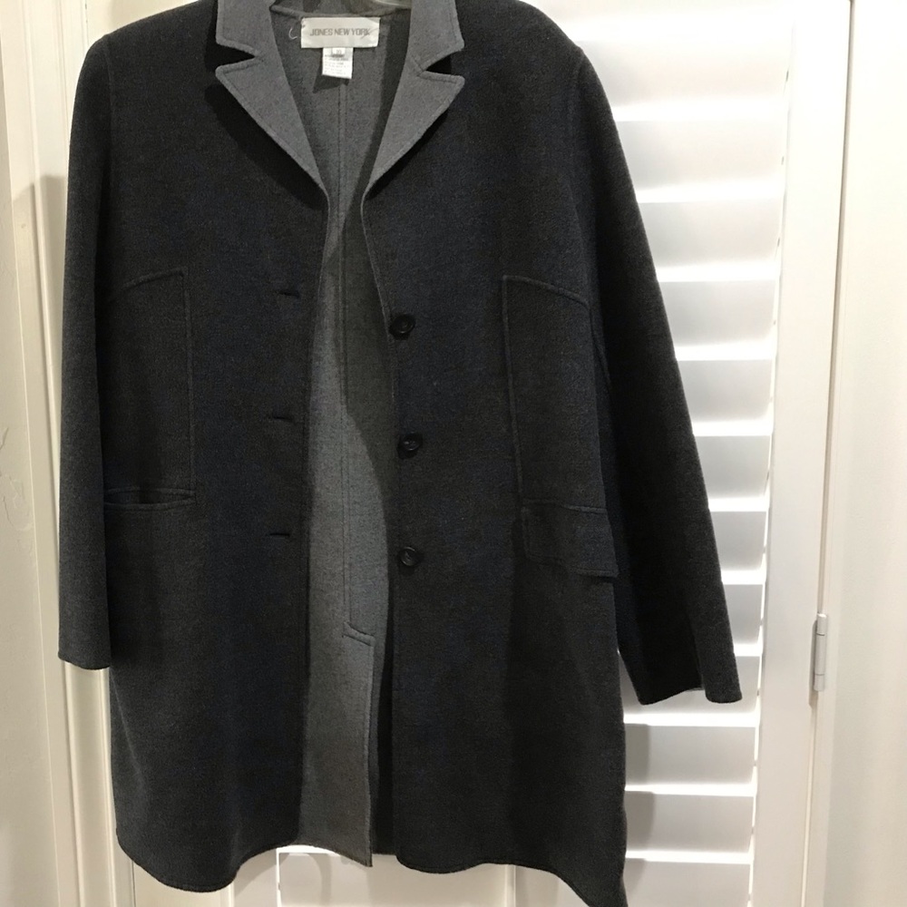 Jones New York Women’s Gray Coat